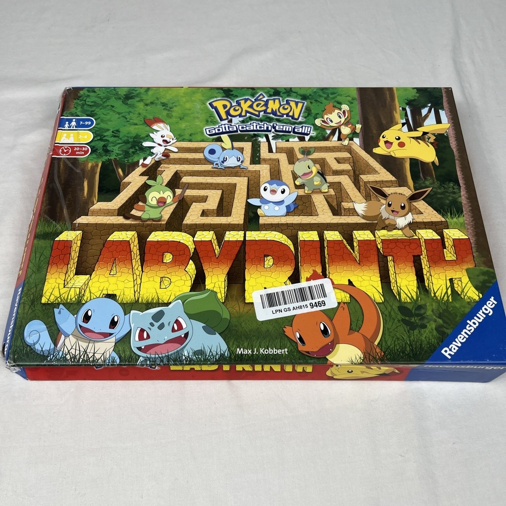 Pokemon Labyrinth Board Game Ravensburger Complete